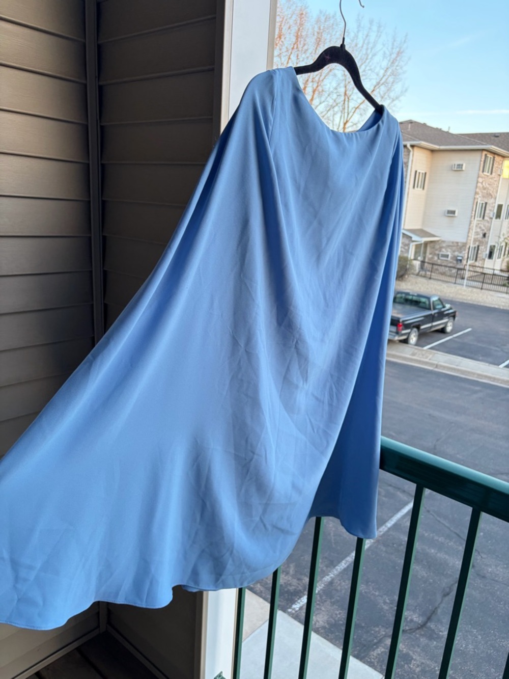 🆕✨ Lauren Ralph Lauren Blue Mini Dress Elegant Cocktail Party Bridal Size 6 - Picture 7 of 17